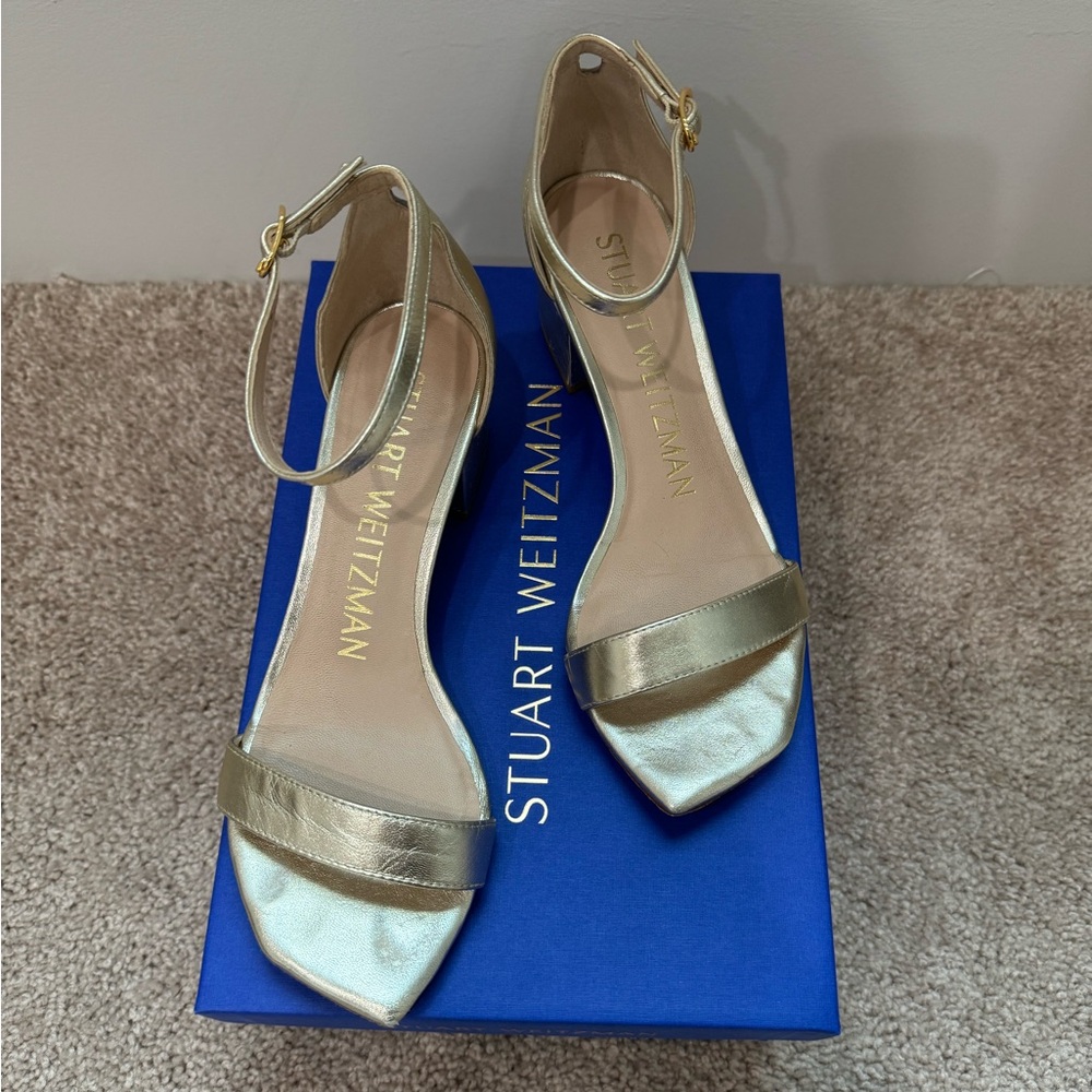 Stuart Weitzman Block Heel Sandal